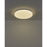Crelvette Smart Crystal Effect LED Flush Ceiling Light 31cm