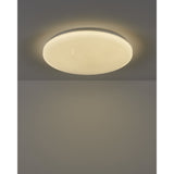 Crelvette Smart Crystal Effect LED Flush Ceiling Light 50cm