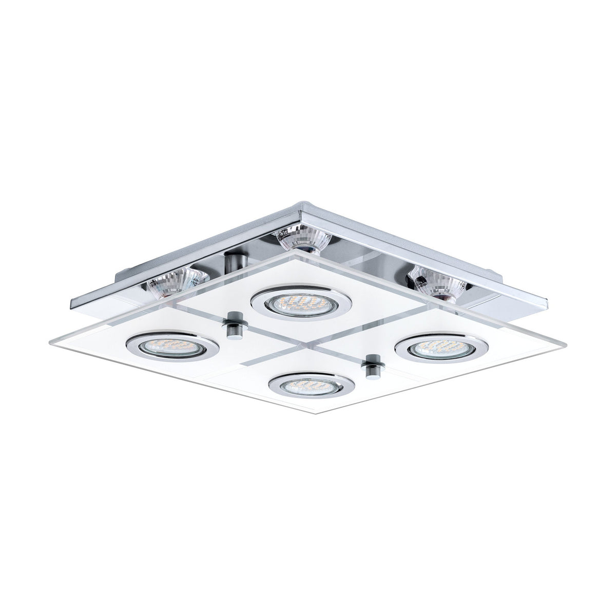 Crilbessa LED Flush Ceiling Light - Chrome