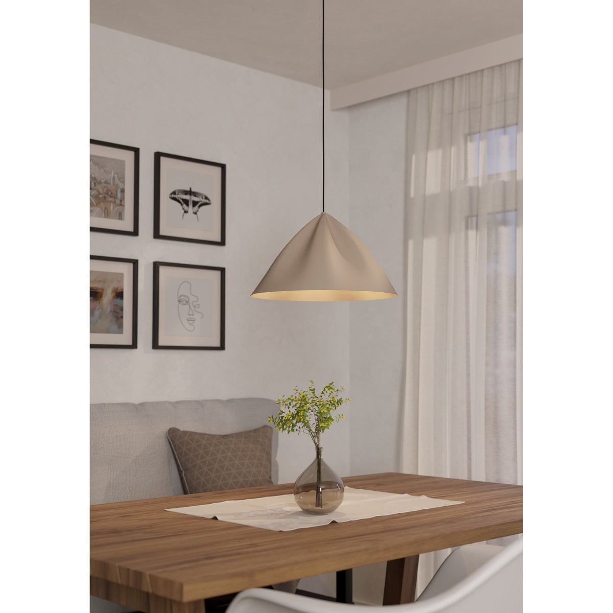 Crivena Pendant Light - Sand