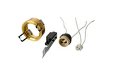 Aged Downlight Component Kit 62mm Cut-Out 60mm Dia - Aged Brass