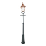 Chelsea 1 Light Grande Lamp Post - Copper & Black