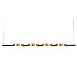 Cub LED Linear Suspension Light - Gold/Black