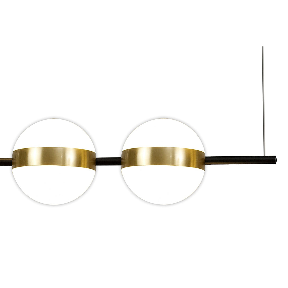 Cub LED Linear Suspension Light - Gold/Black