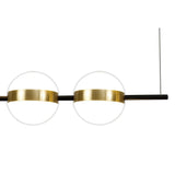 Cub LED Linear Suspension Light - Gold/Black