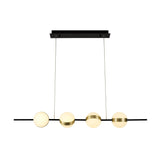 Cub LED Linear Suspension Light - Gold/Black