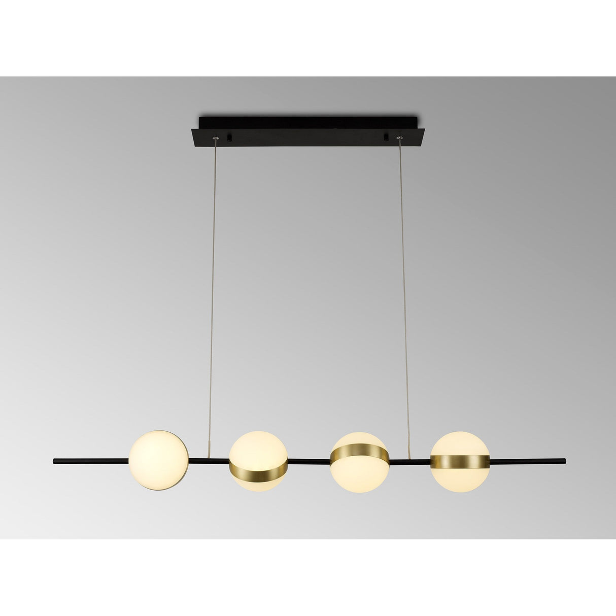Cub LED Linear Suspension Light - Gold/Black