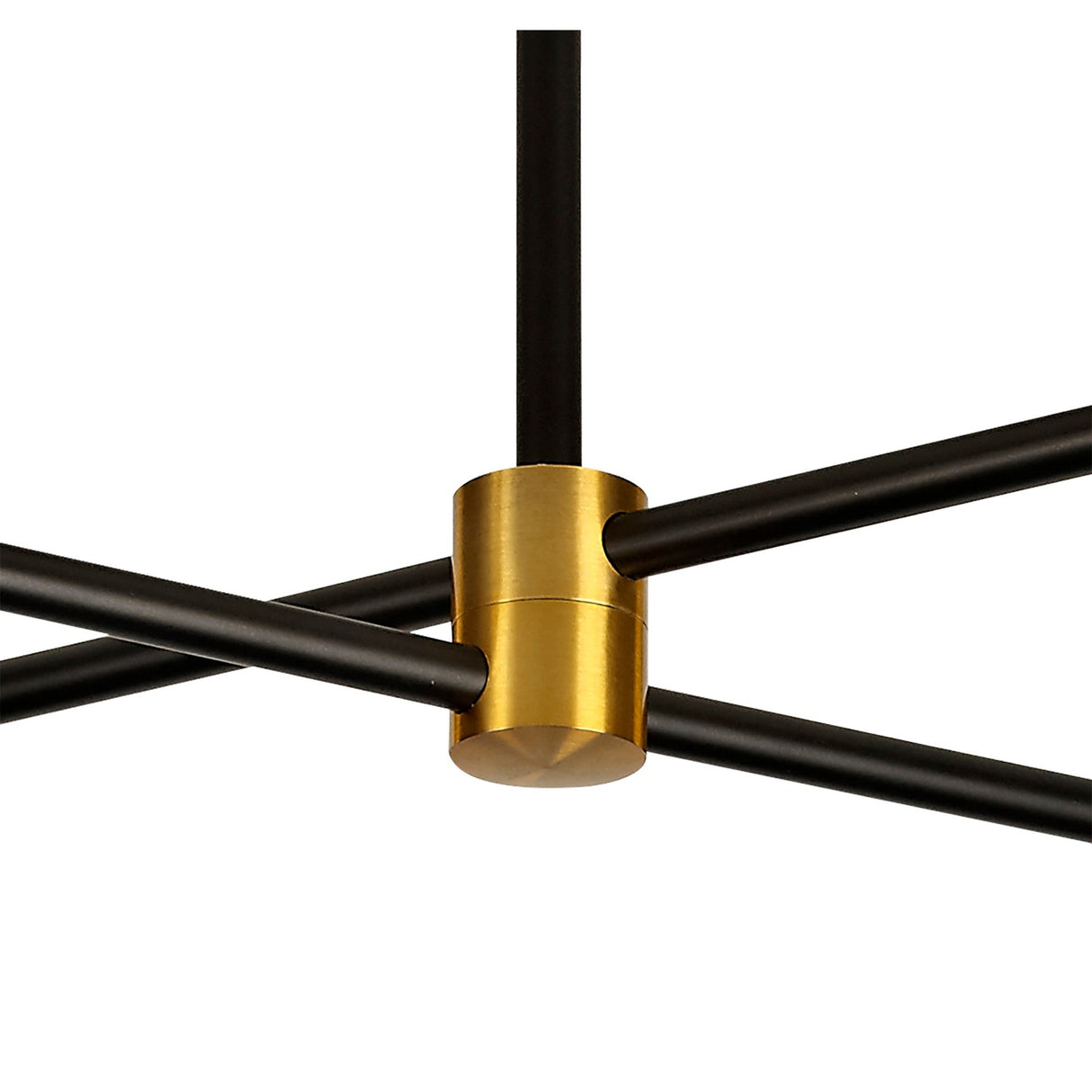 Cuba LED Semi-Flush Ceiling Light 32W 3000K – Gold & Black