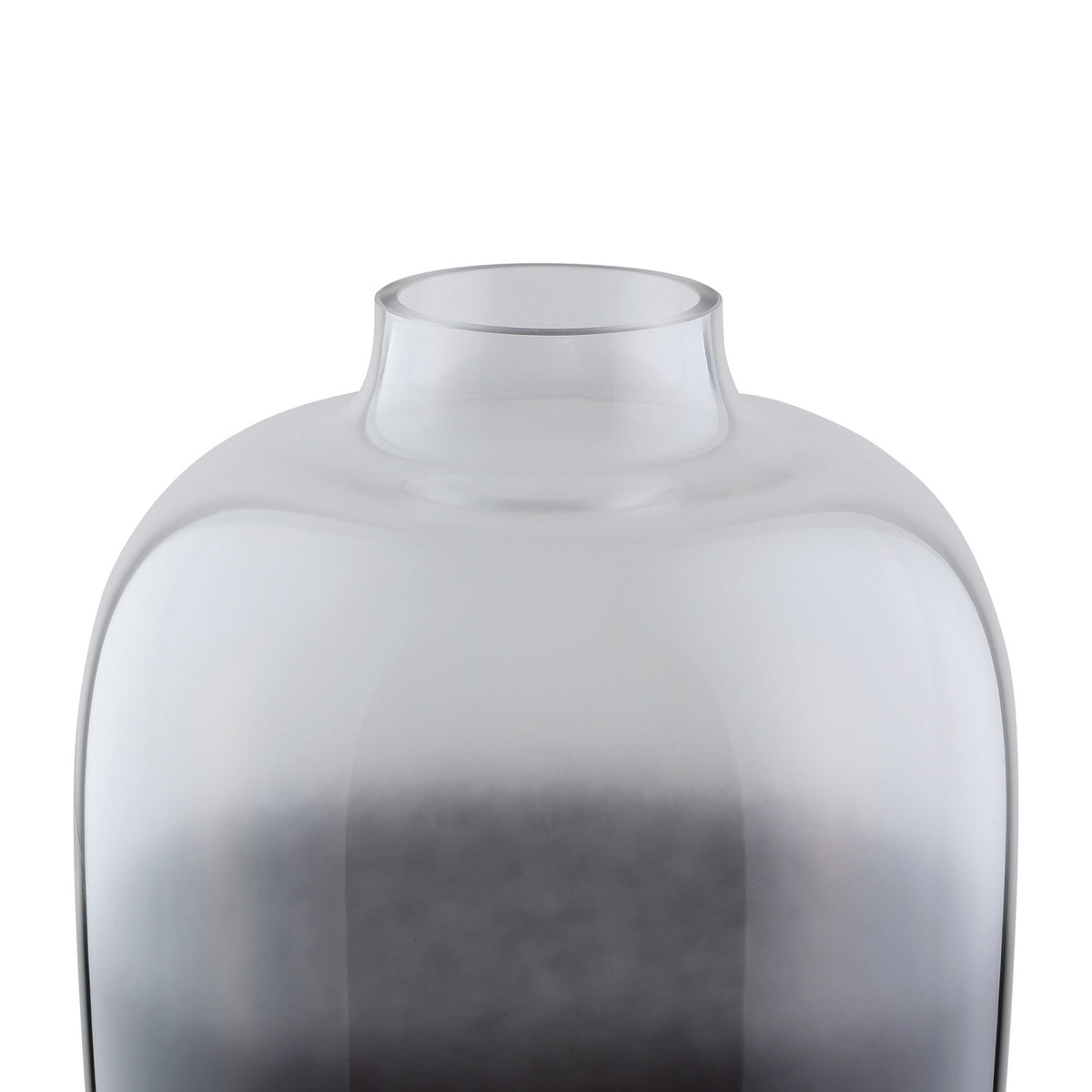 Culasi Glass Vase - Black & Clear