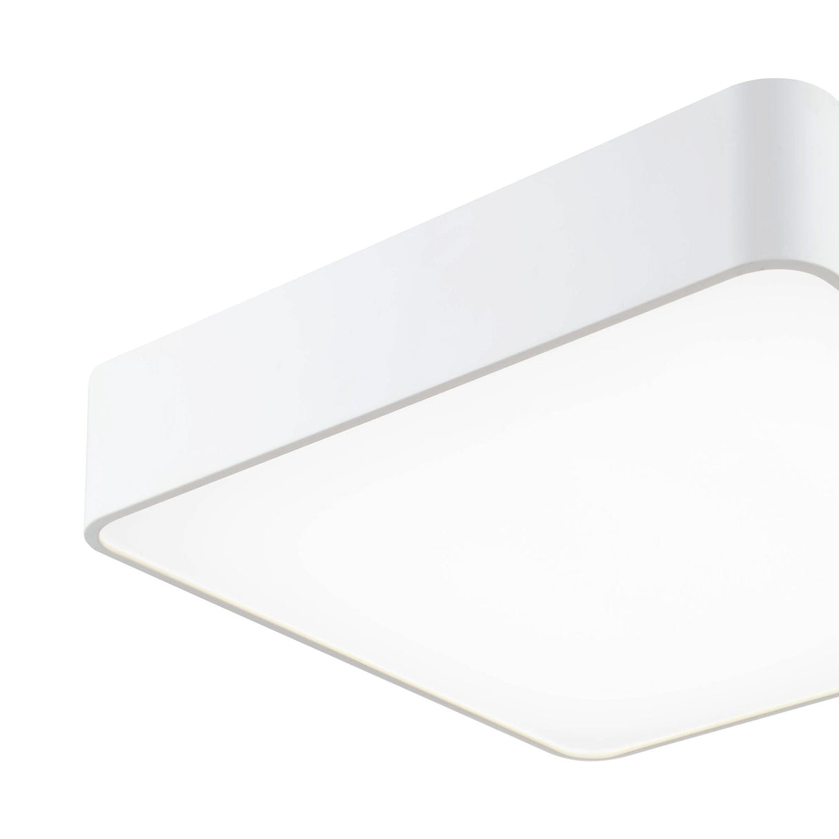 Cumbuco Square LED Flush Ceiling Light 35W 4000K - White
