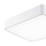 Cumbuco Square LED Flush Ceiling Light 35W 4000K - White