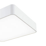 Cumbuco Square LED Flush Ceiling Light 35W 4000K - White