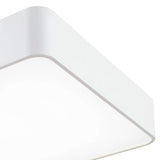 Cumbuco Square LED Flush Ceiling Light 80W 4000K - White
