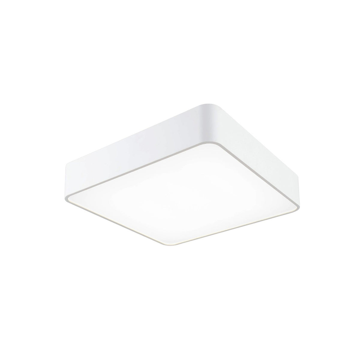 Cumbuco Square LED Flush Ceiling Light 80W 4000K - White