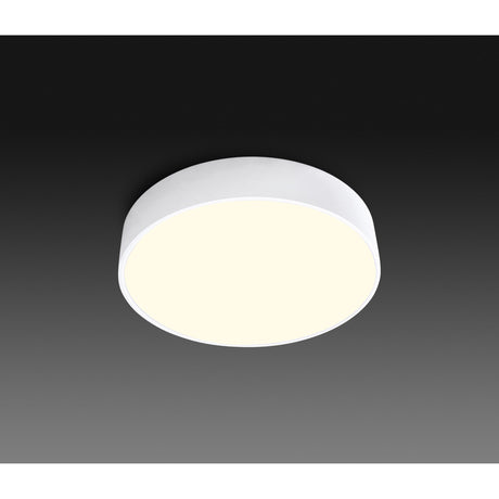 Cumbuco Round LED Flush Ceiling Light 50W 3000K - White