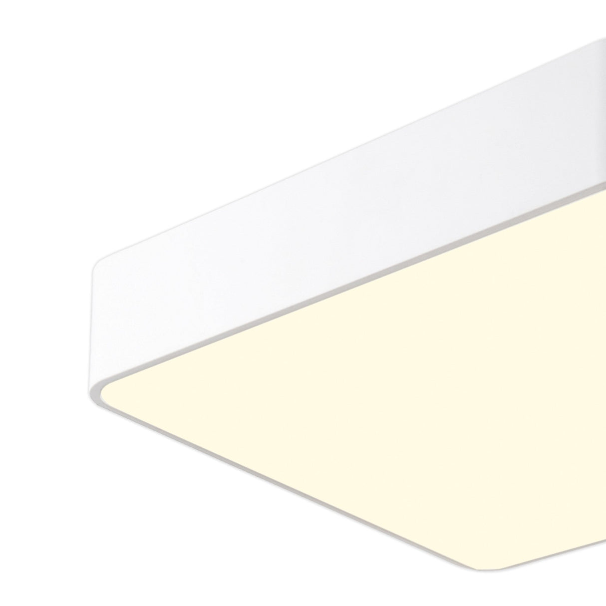 Cumbuco Square LED Flush Ceiling Light 35W 3000K - White