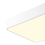 Cumbuco Square LED Flush Ceiling Light 35W 3000K - White