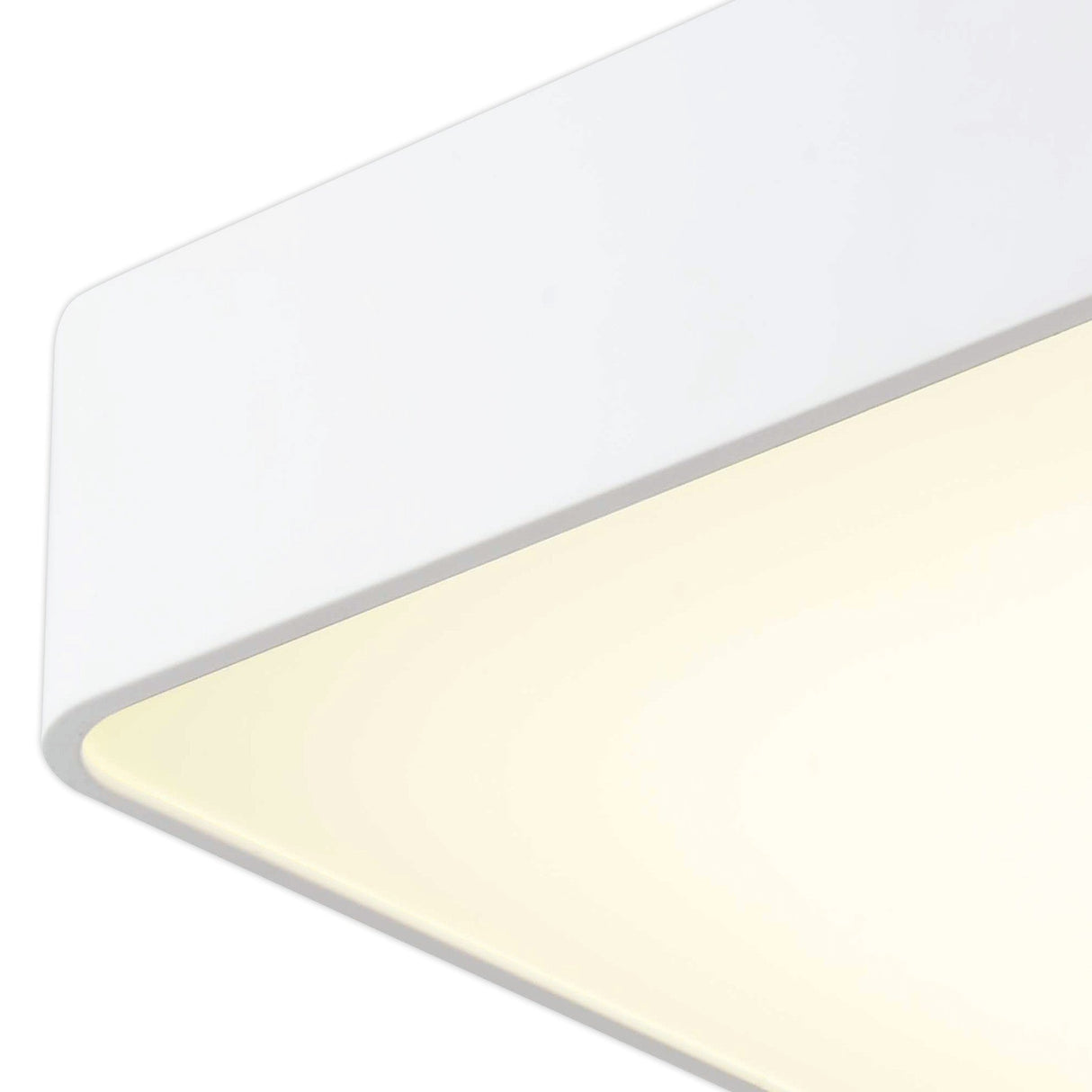 Cumbuco Square LED Flush Ceiling Light 80W 3000K - White