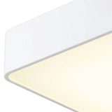 Cumbuco Square LED Flush Ceiling Light 80W 3000K - White