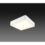Cumbuco Square LED Flush Ceiling Light 80W 3000K - White