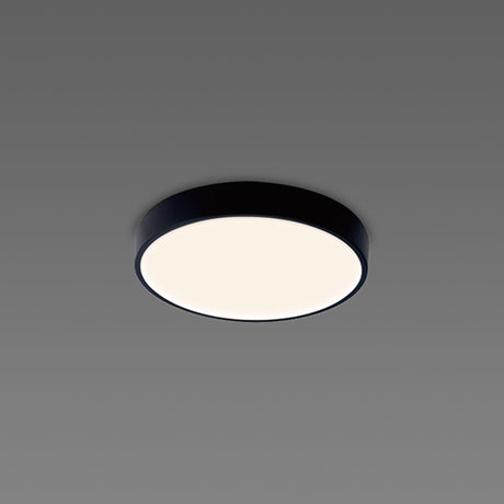 Cumbuco II Round CCT LED Flush Ceiling Light 30W - Black