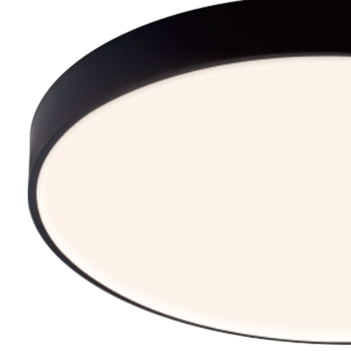 Cumbuco II Round CCT LED Flush Ceiling Light 50W - Black