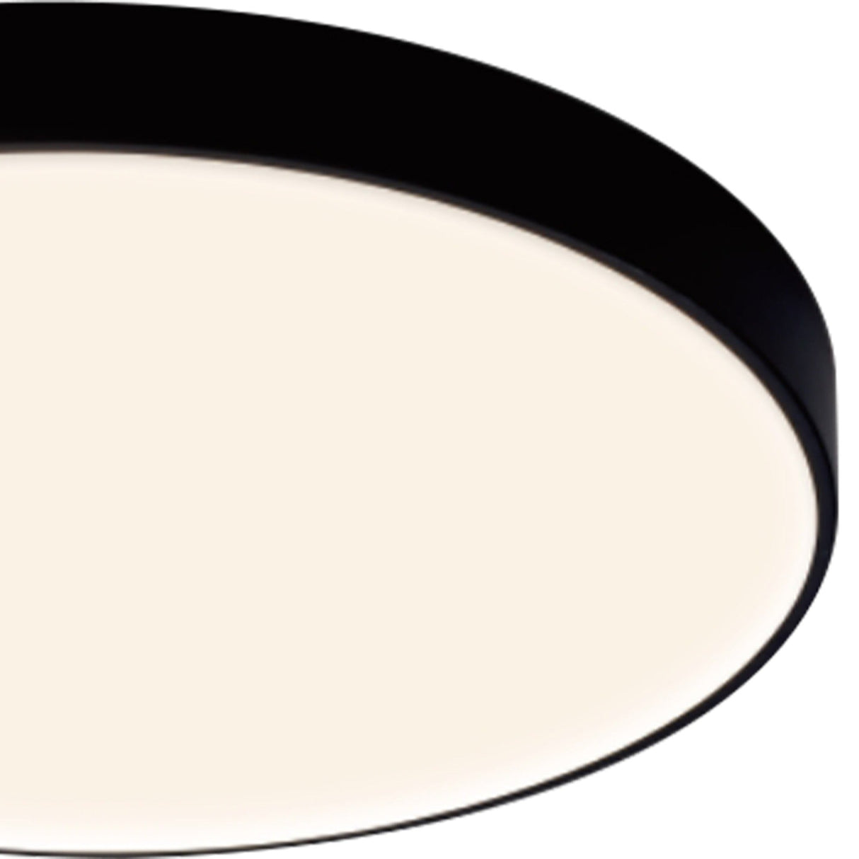 Cumbuco II Round CCT LED Flush Ceiling Light 50W - Black