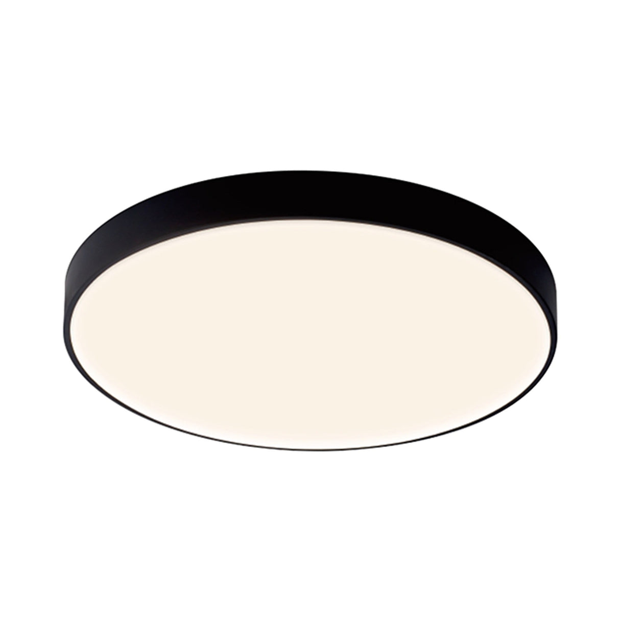Cumbuco II Round CCT LED Flush Ceiling Light 50W - Black