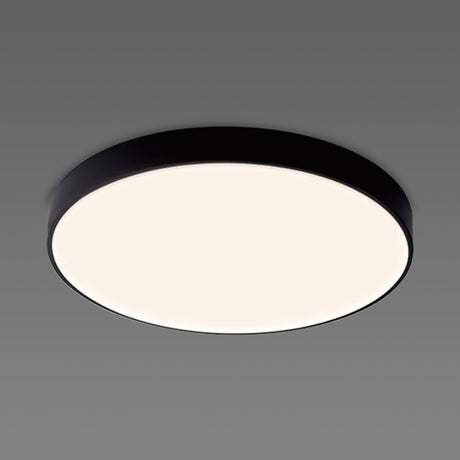 Cumbuco II Round CCT LED Flush Ceiling Light 50W - Black