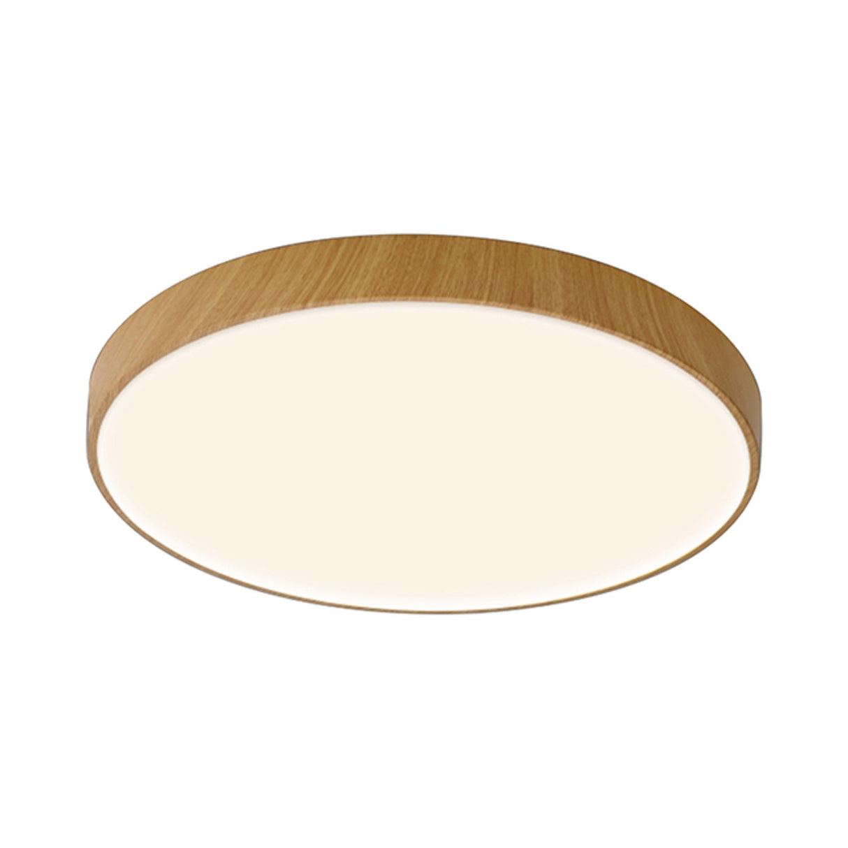 Cumbuco II Round CCT LED Flush Ceiling Light 50W - Light Brown