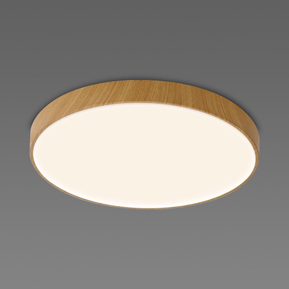 Cumbuco II Round CCT LED Flush Ceiling Light 50W - Light Brown