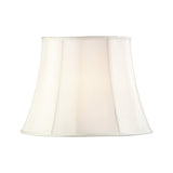Cusco Large Hexagon Lampshade - Cream, 19/35.5cm x 27cm