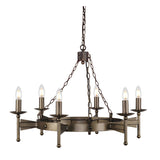 Cromwell 6 Light Chandelier - Old Bronze