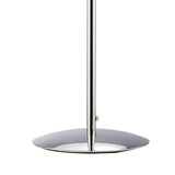 Cygnet 6 Light Crystal Table Lamp - Polished Chrome With Black Glass