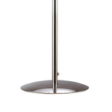 Cygnet 6 Light Crystal Table Lamp - Polished Chrome With White Glass