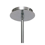 Dali 58cm Telescopic 4 Light Chandelier/Semi-Flush - Polished Chrome