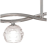 Dali Telescopic 5 Light Suspension Light/Semi-Flush - Polished Chrome