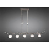 Dali Telescopic 5 Light Suspension Light/Semi-Flush - Polished Chrome