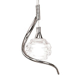 Dali 12cm 1 Light Pendant Light - Polished Chrome