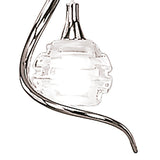 Dali 12cm 1 Light Pendant Light - Polished Chrome