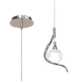 Dali 12cm 1 Light Pendant Light - Polished Chrome