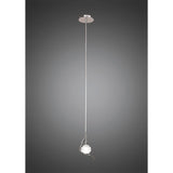 Dali 12cm 1 Light Pendant Light - Polished Chrome