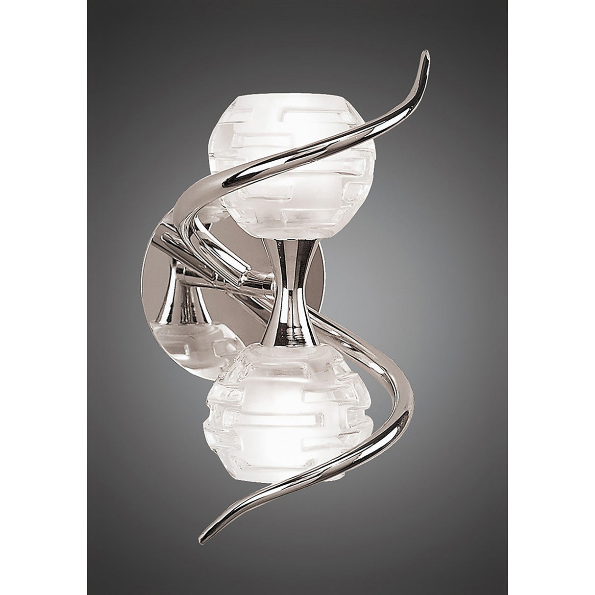 Dali 2 Light Wall Light - Polished Chrome