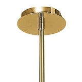 Dali 70cm Telescopic 6 Light Chandelier/Semi-Flush - Polished Brass