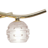 Dali Telescopic 4 Light Suspension Light/Semi-Flush - Polished Brass