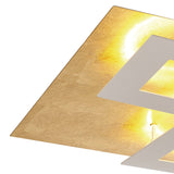 Dalia Flush Ceiling Light LED 3000K 48W - Gold/White
