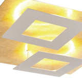 Dalia Flush Ceiling Light LED 3000K 48W - Gold/White