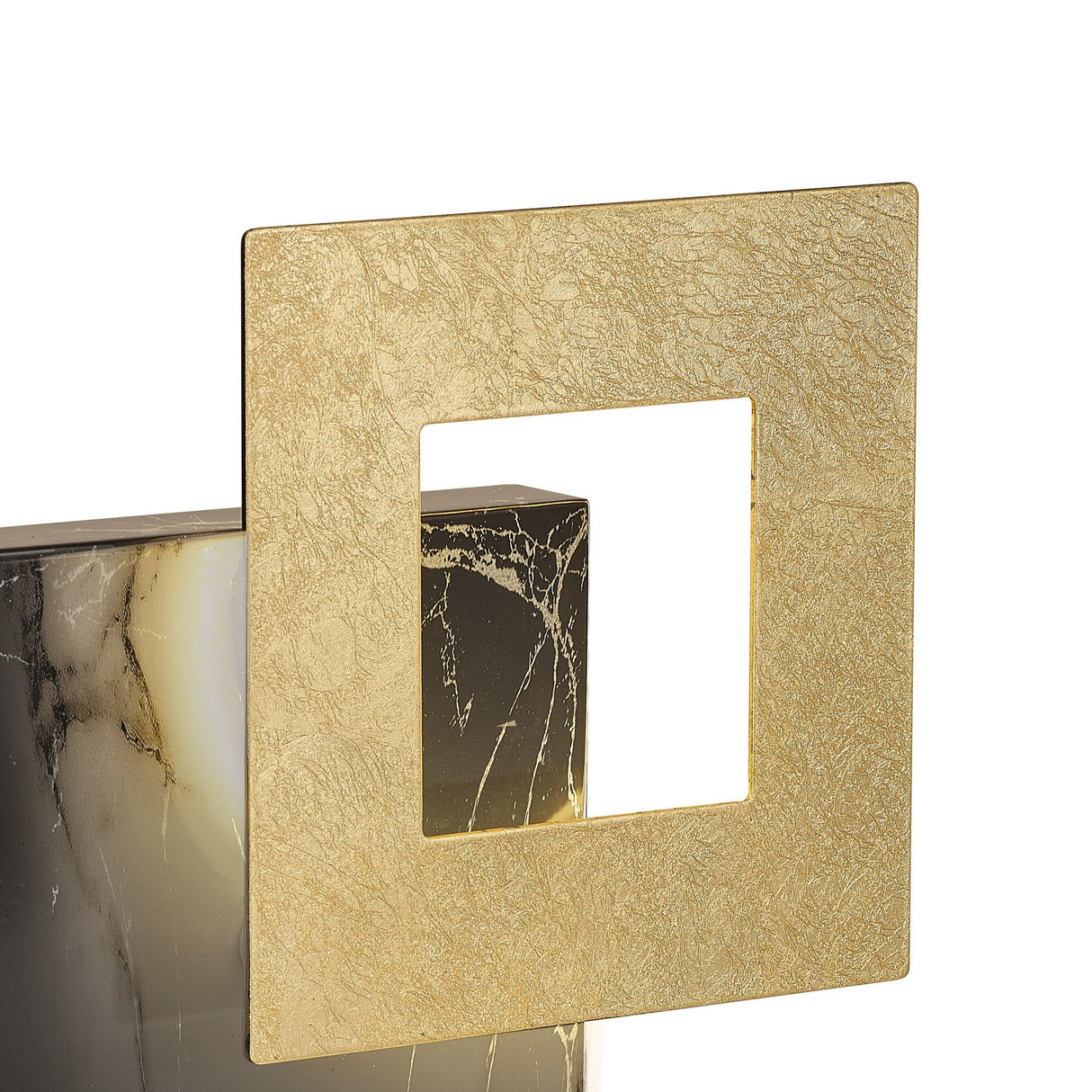 Dalia 25cm LED Table Lamp 18W 3000K - Gold/Marble Black