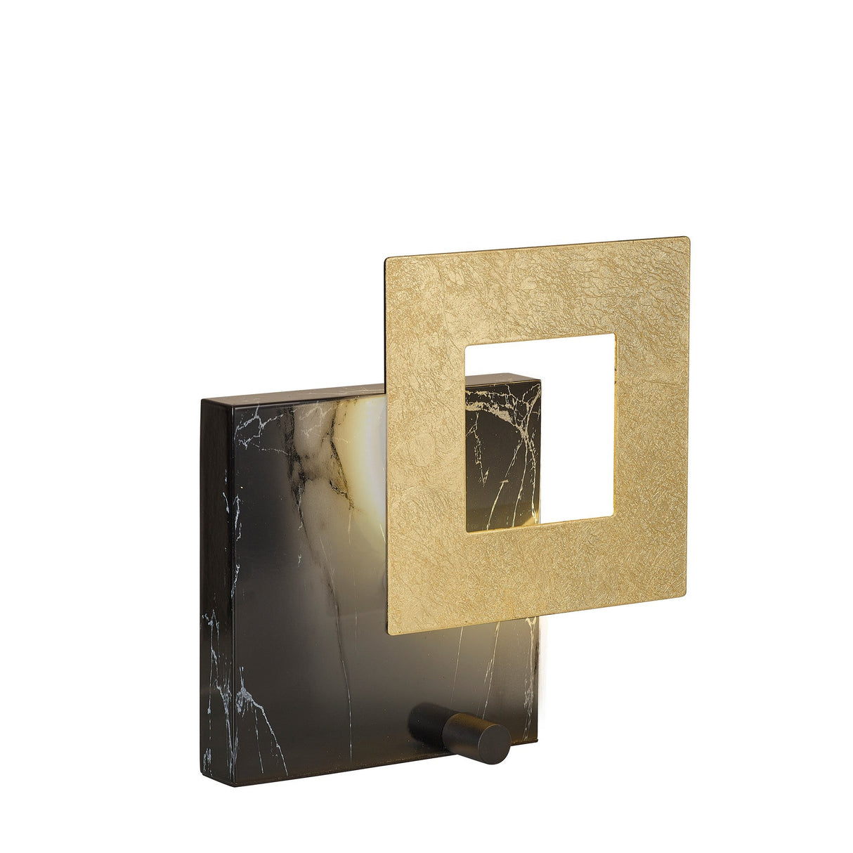 Dalia 25cm LED Table Lamp 18W 3000K - Gold/Marble Black