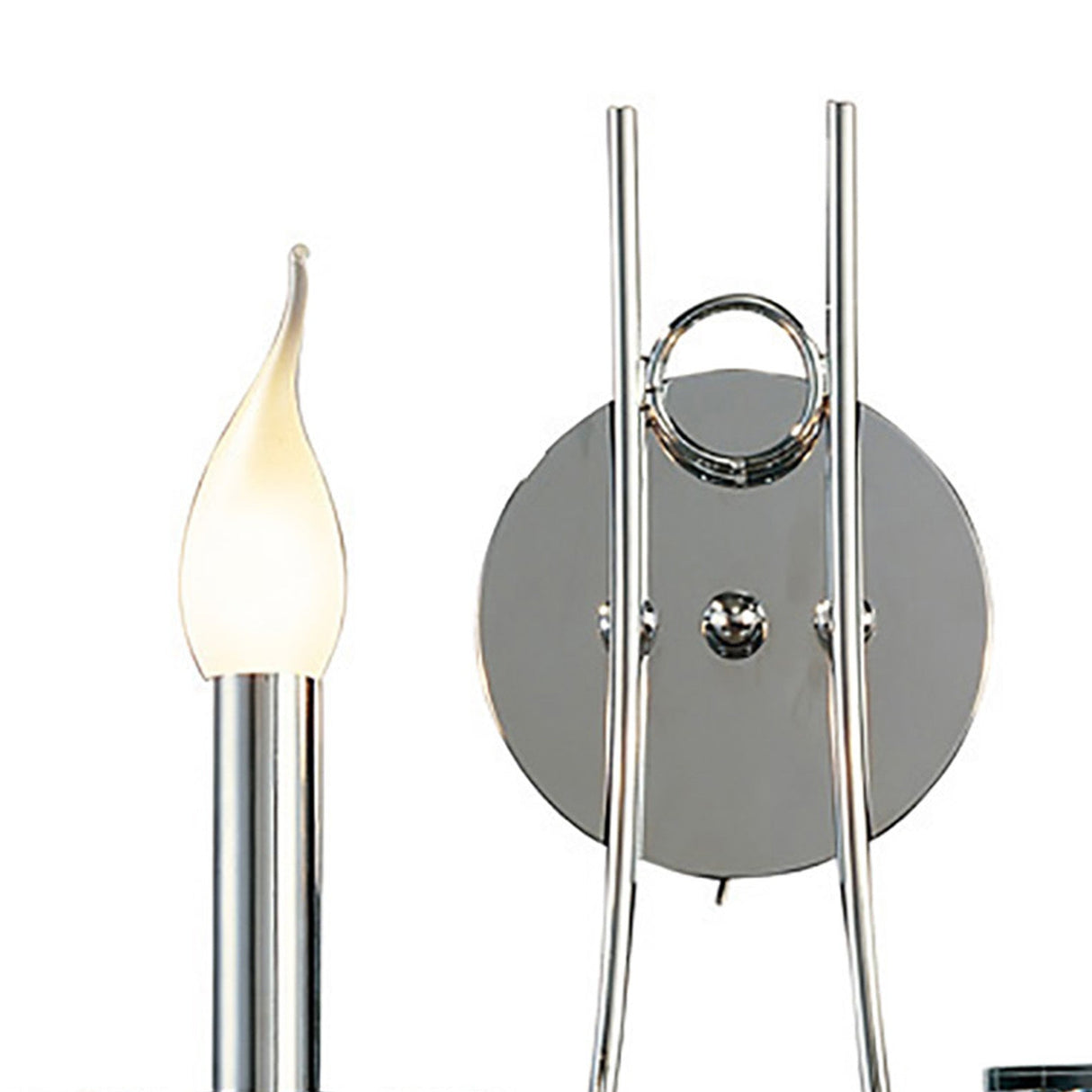 Danya 2 Light Crystal Wall Light - Polished Chrome